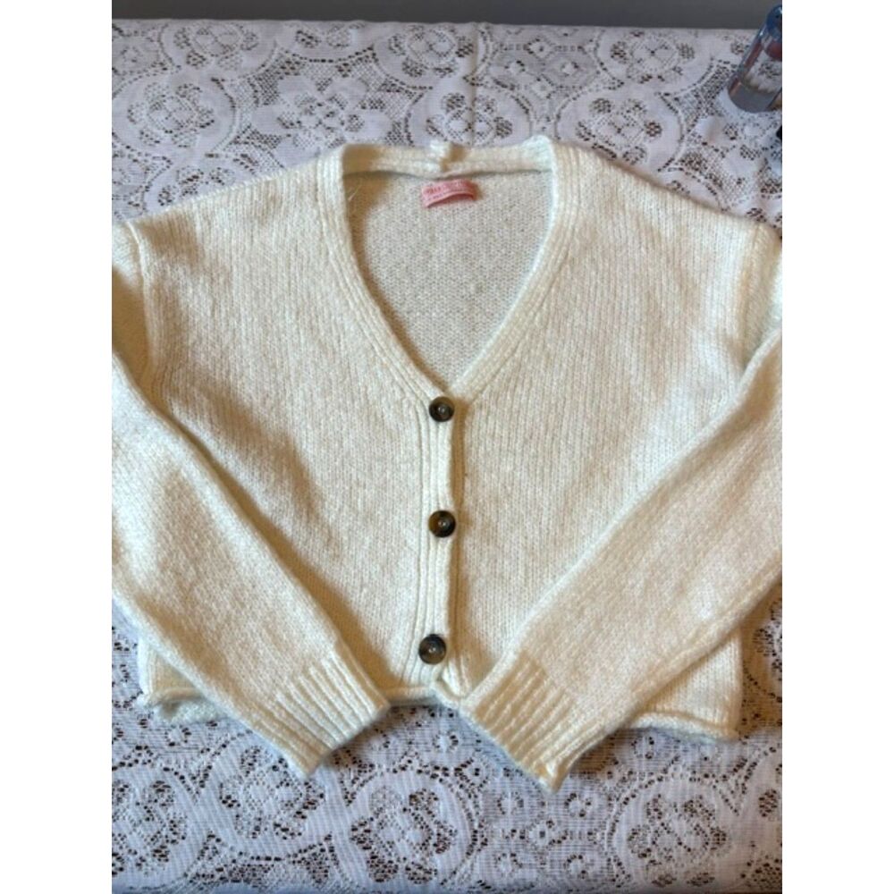 Soft White Cardigan